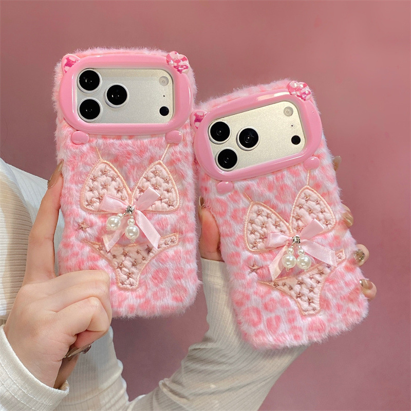 Apple Iphone 16 - Funda de Felpa con Diseño de
