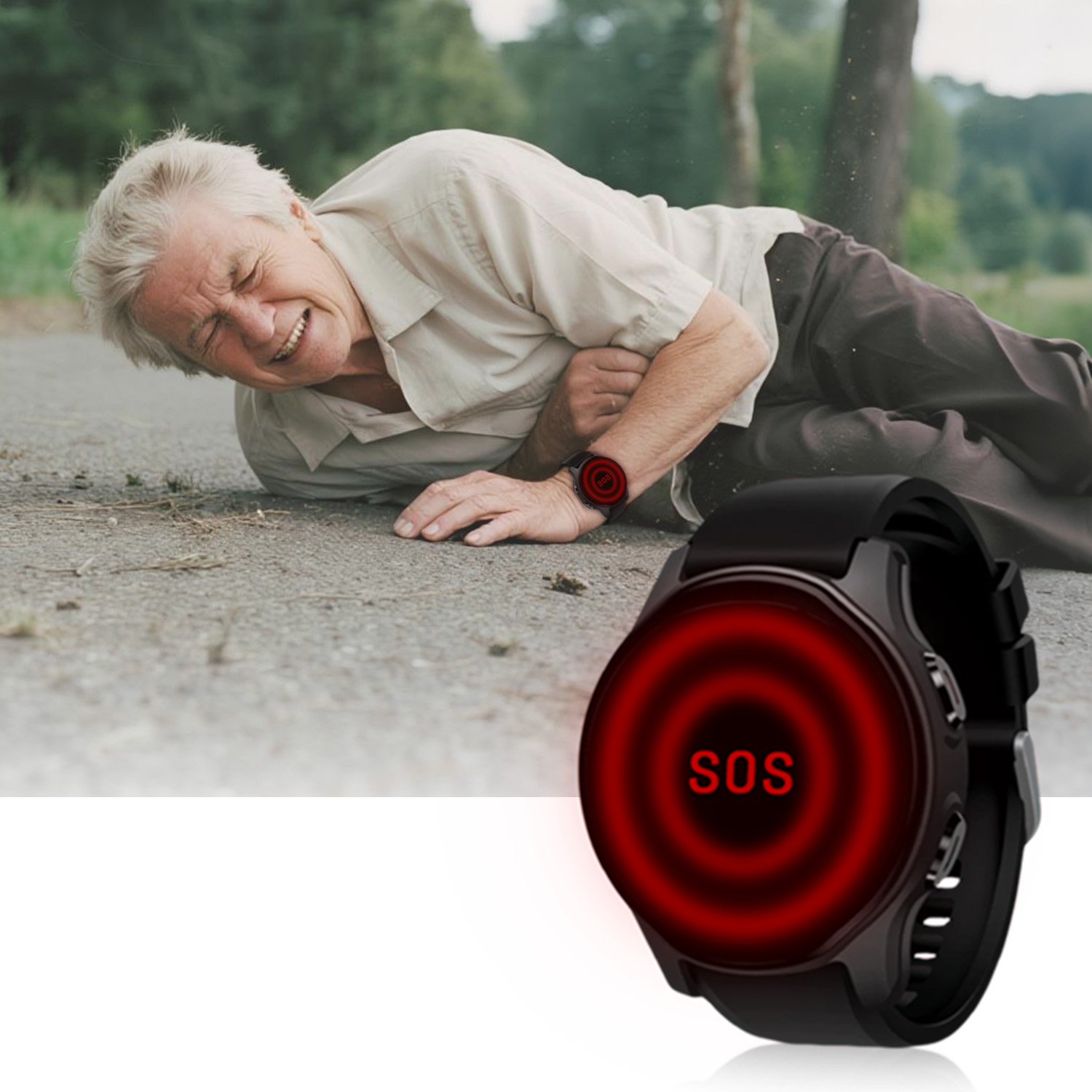 Fall Detection Watch - Nuevo reloj inteligente con GPS 4G