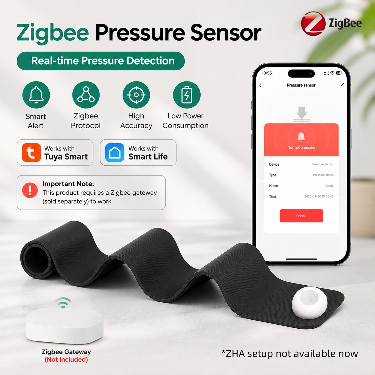 Smart Insole Pressure - Sensor de Presión Zigbee, Detector de