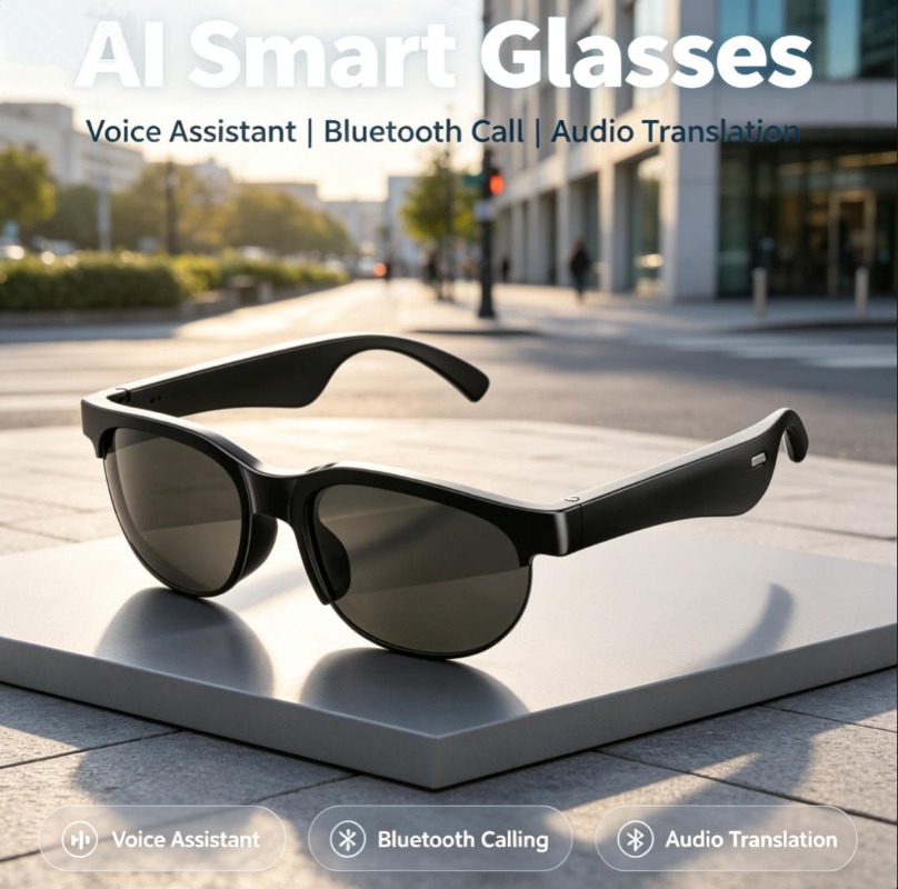 Gafas Inteligentes Bluetooth c - Smart Glasses Lens reseña y precio