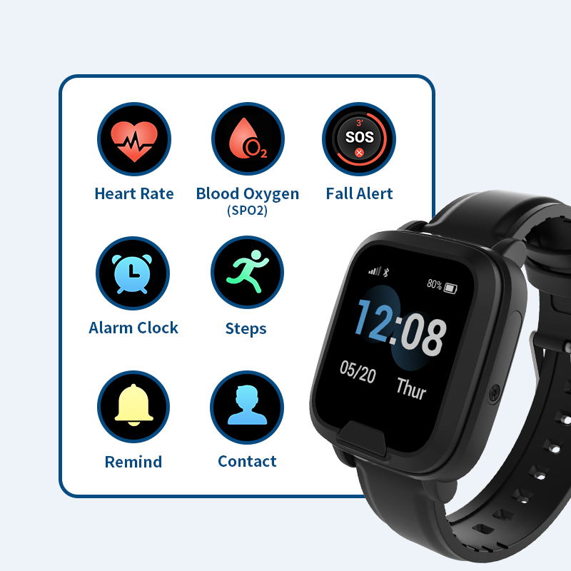 Reloj Inteligente con GPS 4G,  - Fall Detection Watch reseña y precio